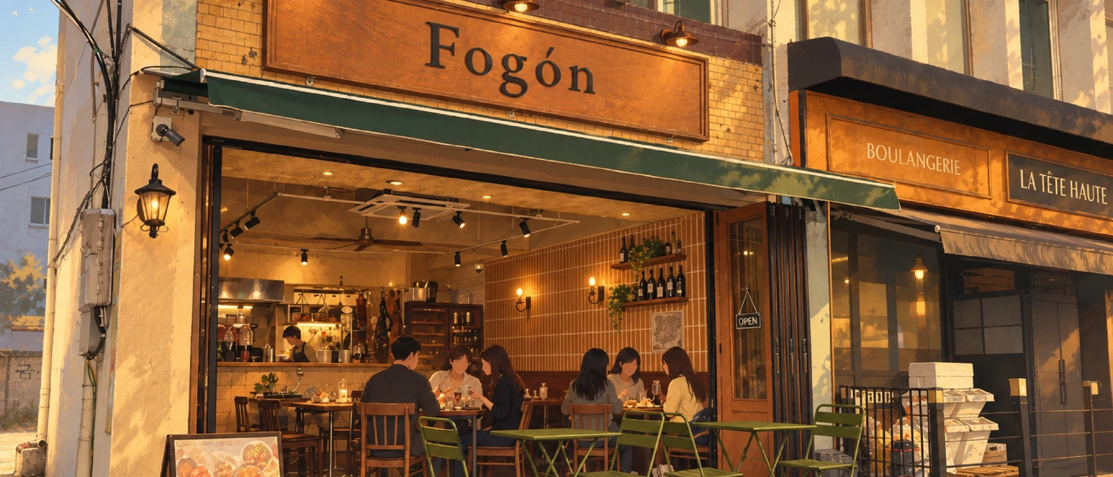 ソウル・パンベのスペイン料理「フォゴン」|テラス席で味わうランチとカネロニ