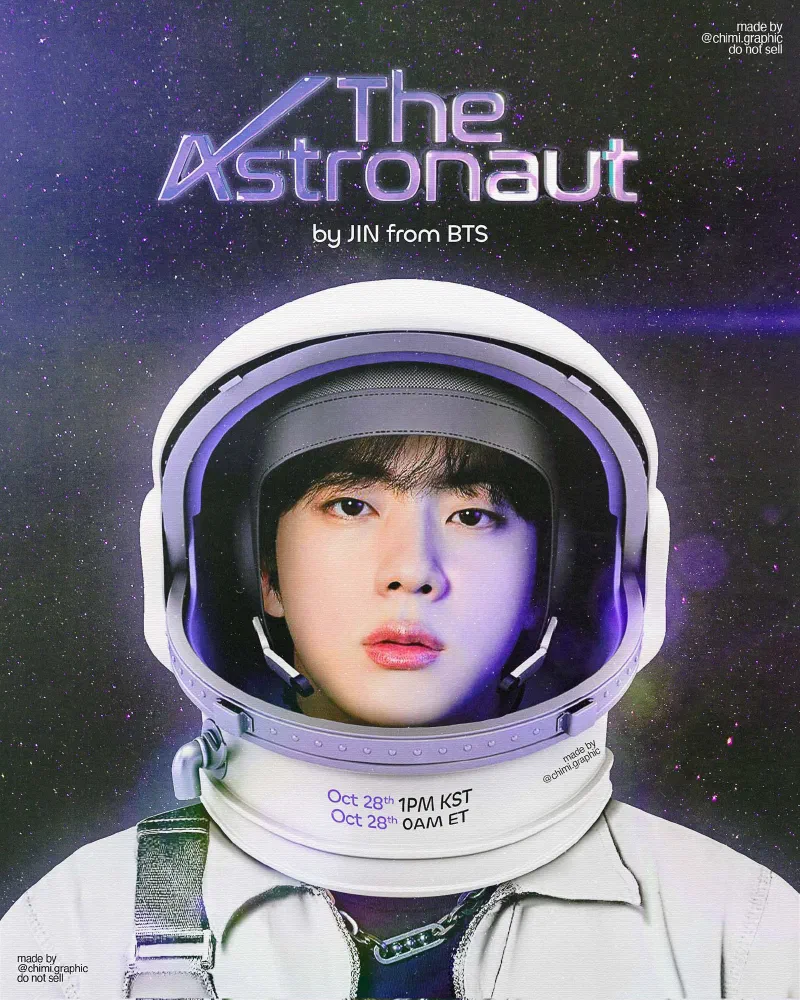 BTSジン、「The Astronaut」で日本オリコンチャートのトップに