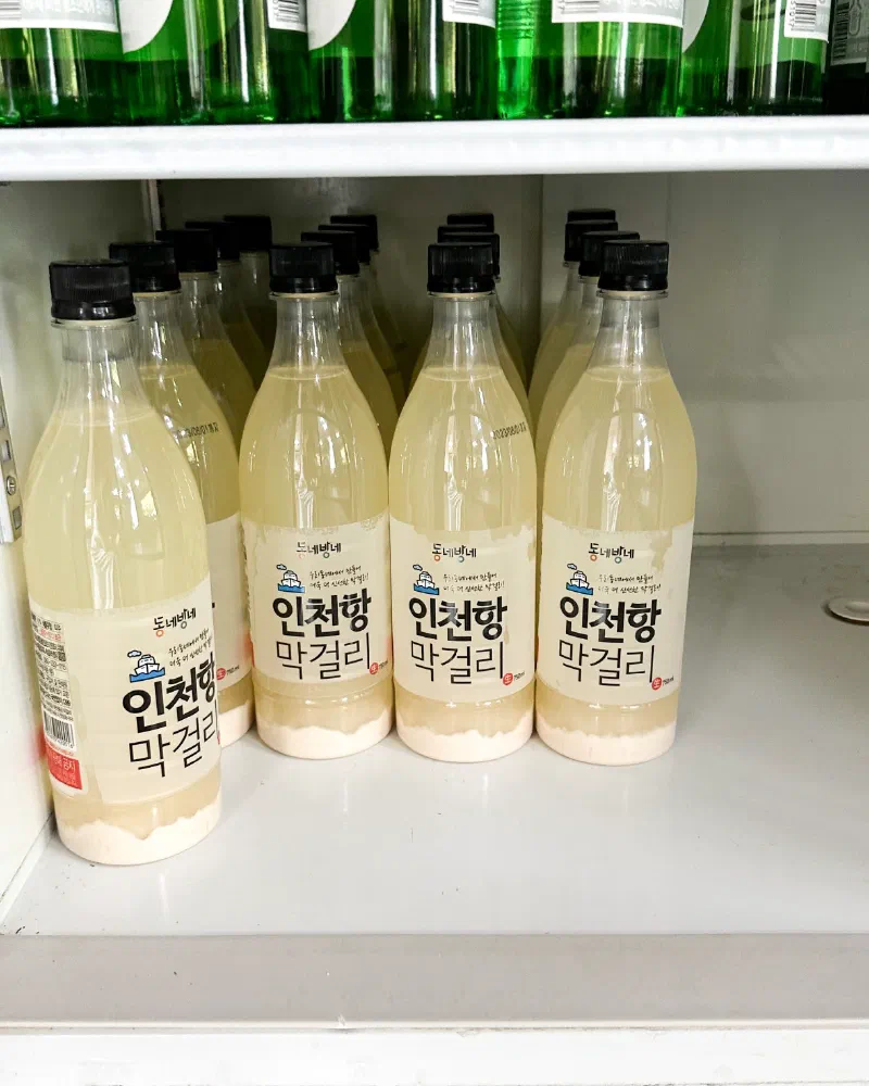 塩辛スープカルビと仁川港マッコリのペアリング