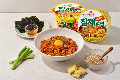 ミョンランホットドッグxオリオン / チャムケポックンミョン(ごま炒めラーメン) 新商品情報！