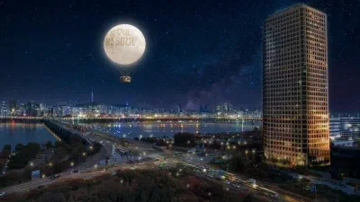 ソウルで月に乗って夜間観光ができる「ソウルの月」が話題